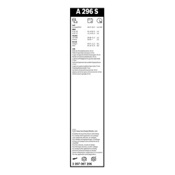 2 Balais d'Essuie Glace 600mm / 500mm Pour Audi BMW X5 X6 Ford Focus IV Ford USA