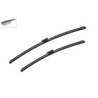 2 Balais d'Essuie Glace 600mm / 500mm Pour BMW X2 61612455085