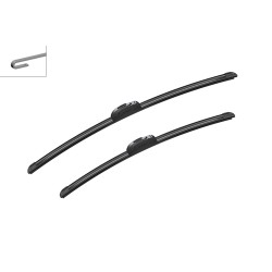 2 Balais d'Essuie Glace 600mm / 500mm Pour Opel Land Rover Mitsubishi Vauxhall