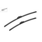2 Balais d'Essuie Glace 600mm / 500mm Pour Renault Toyota Aurion Suzuki Cadillac