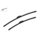 2 Balais d'Essuie Glace 600mm / 500mm Pour BMW X5 X6 61610039697