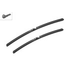 2 Balais d'Essuie Glace 600mm / 530mm Pour VW Phaeton 3D1955425H 3D1955426B
