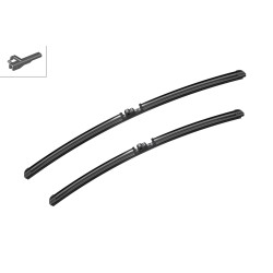 2 Balais d'Essuie Glace 600mm / 530mm Pour VW Phaeton 3D1955425H 3D1955426B