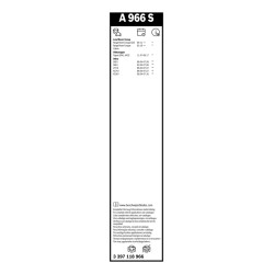 2 Balais d'Essuie Glace 600mm / 530mm Pour VW Fiat Chevrolet Land Rover 51770373