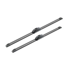 2 Balais d'Essuie Glace 600mm / 530mm Pour Peugeot 406 4007 4008 Renault VW BMW