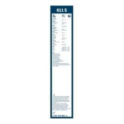 2 Balais d'Essuie Glace 600mm / 530mm Pour Peugeot 4007 4008 Renault Opel Nissan