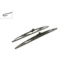 2 Balais d'Essuie Glace 600mm / 530mm Pour Peugeot 4007 4008 Renault Opel Nissan