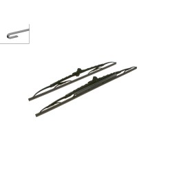 2 Balais d'Essuie Glace 600mm / 530mm Pour Peugeot 4007 4008 Renault Opel Nissan