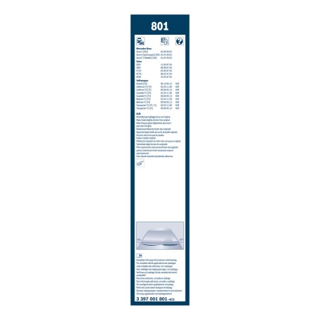 2 Balais d'Essuie Glace 600mm / 530mm Pour VW MERCEDES Volvo S60 I S80 V70 II