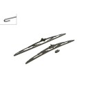 2 Balais d'Essuie Glace 600mm / 530mm Pour VW MERCEDES Volvo S60 I S80 V70 II