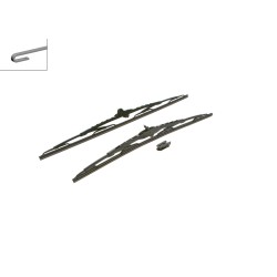 2 Balais d'Essuie Glace 600mm / 530mm Pour VW MERCEDES Volvo S60 I S80 V70 II