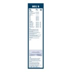 2 Balais d'Essuie Glace 600mm / 530mm Pour Renault VW Nissan Toyota 7H0998003