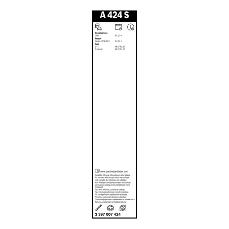 2 Balais d'Essuie Glace 600mm / 550mm Pour Renault MERCEDES Saab 7701068753
