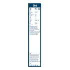 2 Balais d'Essuie Glace 600mm / 550mm Pour BMW X5 Opel Fiat Multipla Nissan
