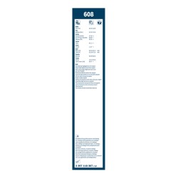 2 Balais d'Essuie Glace 600mm / 550mm Pour BMW X5 Opel Fiat Multipla Nissan