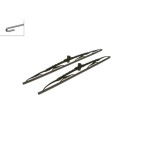 2 Balais d'Essuie Glace 600mm / 550mm Pour BMW X5 Opel Fiat Multipla Nissan
