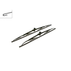 2 Balais d'Essuie Glace 600mm / 550mm Pour BMW X5 Opel Fiat Multipla Nissan