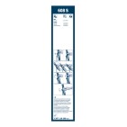 2 Balais d'Essuie Glace 600mm / 550mm Pour Peugeot BMW Chevrolet MERCEDES 6426P8