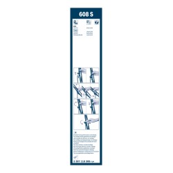 2 Balais d'Essuie Glace 600mm / 550mm Pour Peugeot BMW Chevrolet MERCEDES 6426P8
