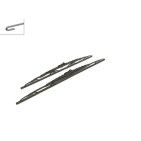 2 Balais d'Essuie Glace 600mm / 550mm Pour Peugeot BMW Chevrolet MERCEDES 6426P8