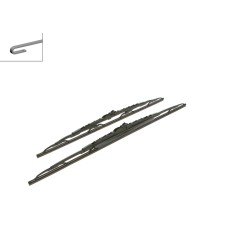 2 Balais d'Essuie Glace 600mm / 550mm Pour Peugeot BMW Chevrolet MERCEDES 6426P8
