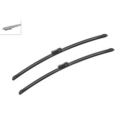 2 Balais d'Essuie Glace 625mm / 630mm Pour Iveco Daily Citys VI 5801607103