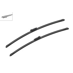 2 Balais d'Essuie Glace 650mm Pour Seat Leon