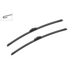 2 Balais d'Essuie Glace 650mm Pour Peugeot Fiat Chrysler Citroën C8