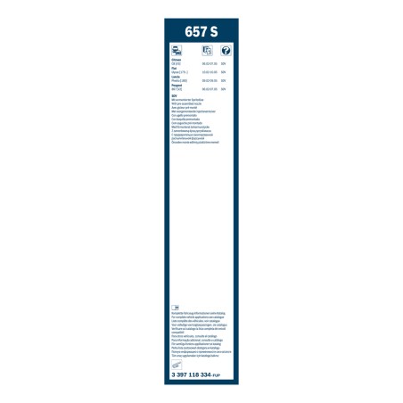 2 Balais d'Essuie Glace 650mm Pour Peugeot 807 Fiat Citroën C8 Lancia Phedra