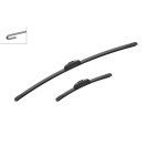 2 Balais d'Essuie Glace 650mm / 300mm Pour Nissan Note Mitsubishi Colt - CZC VI