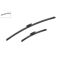 2 Balais d'Essuie Glace 650mm / 340mm Pour Renault Captur I Clio IV 288900432R