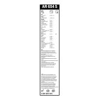 2 Balais d'Essuie Glace 650mm / 340mm Pour Fiat Nissan Toyota Suzuki S-Cross SX4