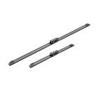 2 Balais d'Essuie Glace 650mm / 360mm Pour Fiat 500X 52029236 52029238