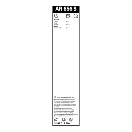 2 Balais d'Essuie Glace 650mm / 360mm Pour Nissan Micra V Haval H6 Honda Jazz IV