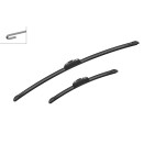 2 Balais d'Essuie Glace 650mm / 360mm Pour Nissan Micra V Haval H6 Honda Jazz IV