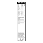 2 Balais d'Essuie Glace 650mm / 380mm Pour Opel Fiat Ford Alfa Romeo 51701424