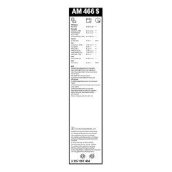2 Balais d'Essuie Glace 650mm / 380mm Pour Opel Fiat Ford Alfa Romeo 51701424