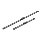 2 Balais d'Essuie Glace 650mm / 400mm Pour Peugeot Renault Opel Adam Fiat 642345