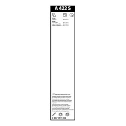 2 Balais d'Essuie Glace 650mm / 400mm Pour Renault Laguna III Citroën C3 I II -
