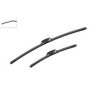 2 Balais d'Essuie Glace 650mm / 400mm Pour Renault Laguna III Citroën C3 I II -