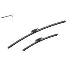 2 Balais d'Essuie Glace 650mm / 400mm Pour Renault Laguna III Citroën C3 I II -