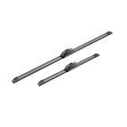 2 Balais d'Essuie Glace 650mm / 400mm Pour Peugeot Renault Nissan Toyota Auris