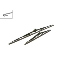 2 Balais d'Essuie Glace 650mm / 400mm Pour Peugeot Renault Nissan Toyota Auris