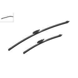 2 Balais d'Essuie Glace 650mm / 425mm Pour Citroën C4 Cactus 1611870280