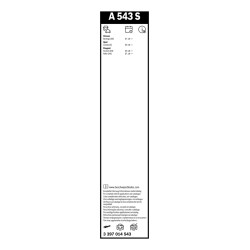 2 Balais d'Essuie Glace 650mm / 425mm Pour Peugeot Partner Rifter BMW Opel Fiat