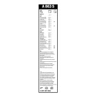 2 Balais d'Essuie Glace 650mm / 450mm Pour VW Audi A1 A3 Seat Skoda 5G1998002A