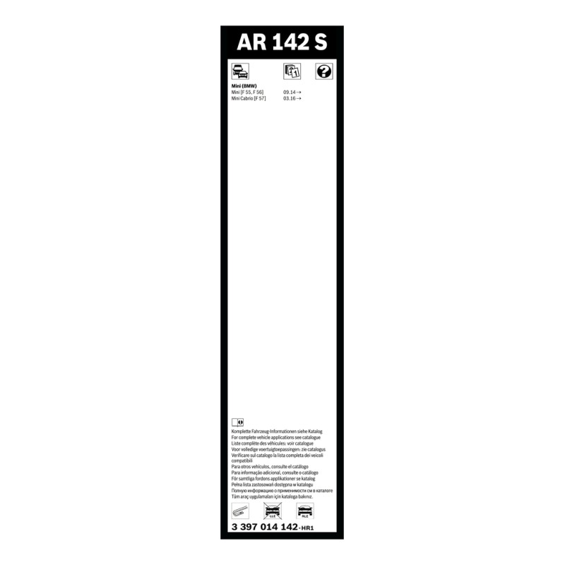 2 Balais d'Essuie Glace 650mm / 450mm Pour Renault Avantime Nissan Toyota