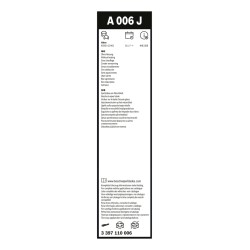 2 Balais d'Essuie Glace 650mm / 475mm Pour Volvo XC60 II 31490718
