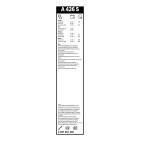 2 Balais d'Essuie Glace 650mm / 475mm Pour Peugeot Opel Fiat Toyota 642330