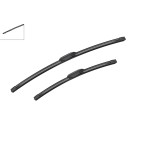 2 Balais d'Essuie Glace 650mm / 475mm Pour Audi A3 8Y1998002
